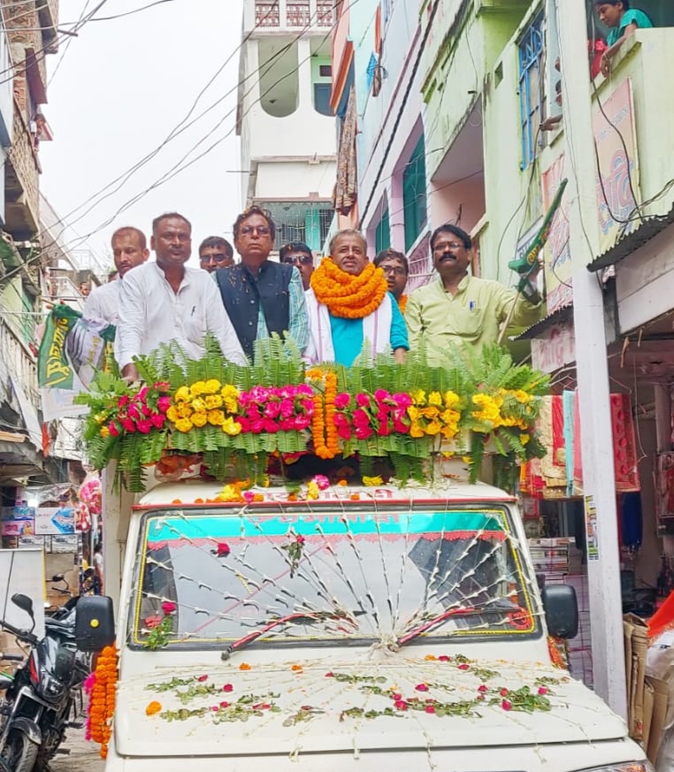 दूसरी बार जनता दल यू अध्यक्ष बने भुवन पटेल ने किया रोड शो,रक्सौल में हुआ भव्य स्वागत व अभिनन्दन!