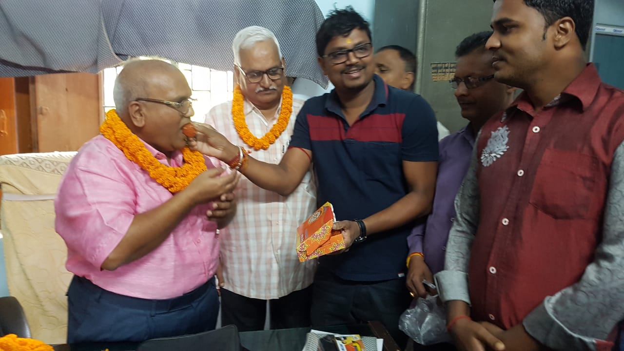 नवपदस्थापित प्राचार्य  डा.जयनारायण प्रसाद का स्वागत, पूर्व प्राचार्य डा.राजीव पांडे की  विदाई!