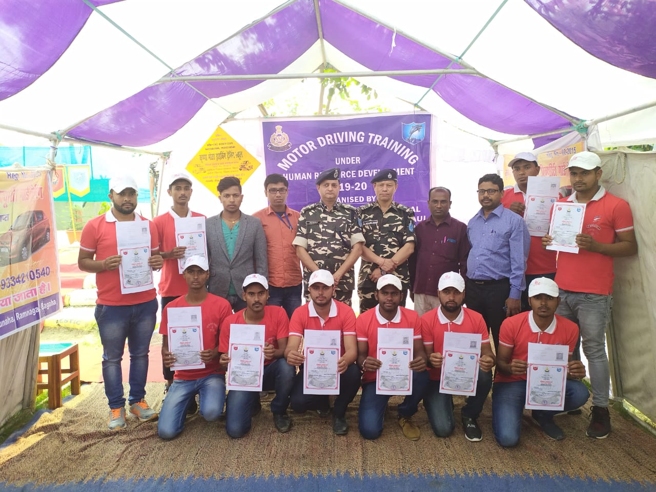 एसएसबी का मोटर ड्राइविंग प्रशिक्षण कार्यक्रम सम्पन्न,कमांडेंट प्रियवर्त शर्मा ने दिया प्रमाण पत्र!