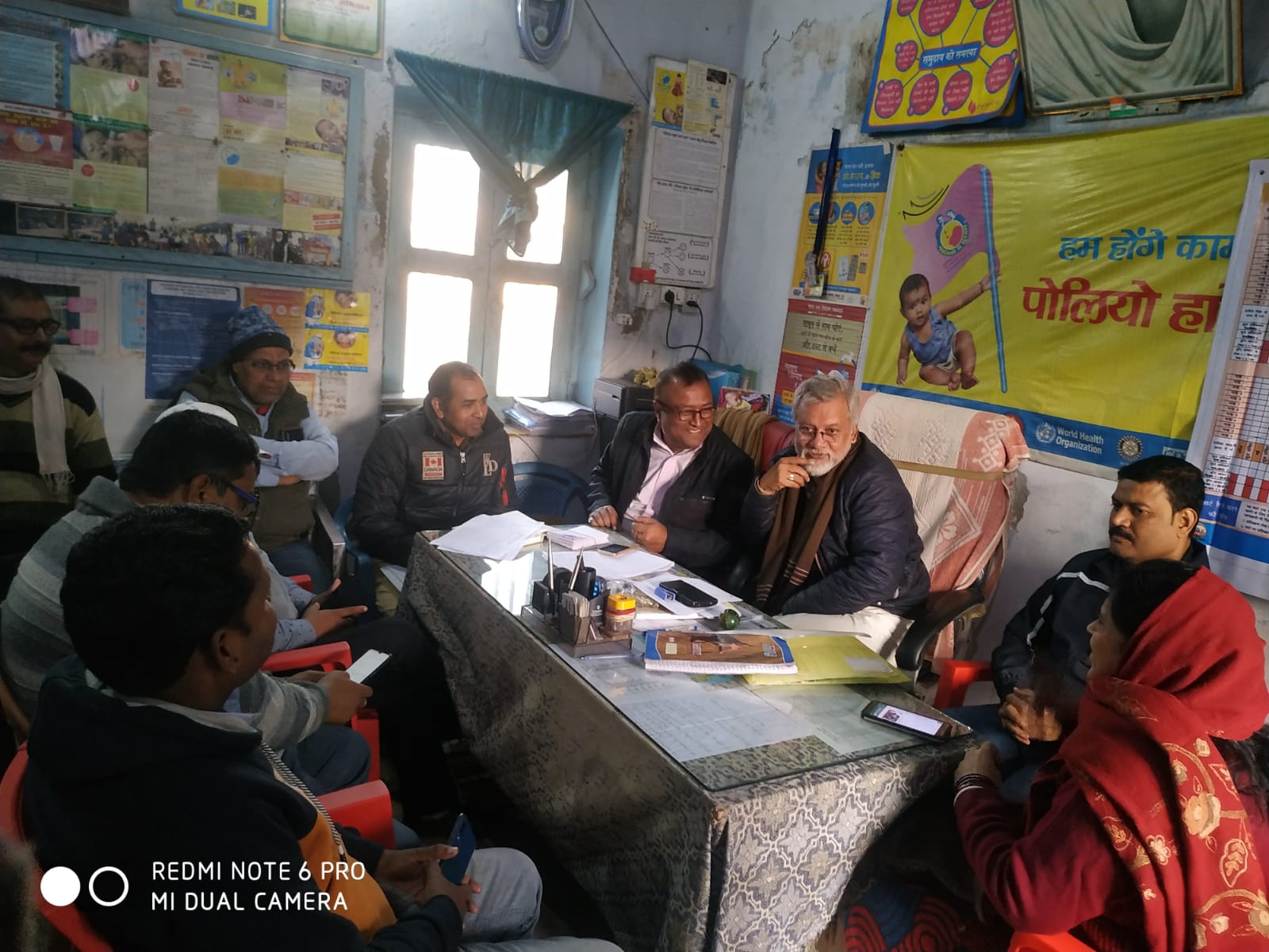 मिशन इंद्रधनुष व राष्ट्रीय पल्स पोलियो अभियान की सफलता के लिए पीएचसी में बैठक!