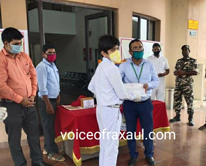 गांधी जयंती पर रक्सौल आईसीपी में स्वच्छता और पौधरोपण के साथ क्वीज प्रतियोगिता आयोजित