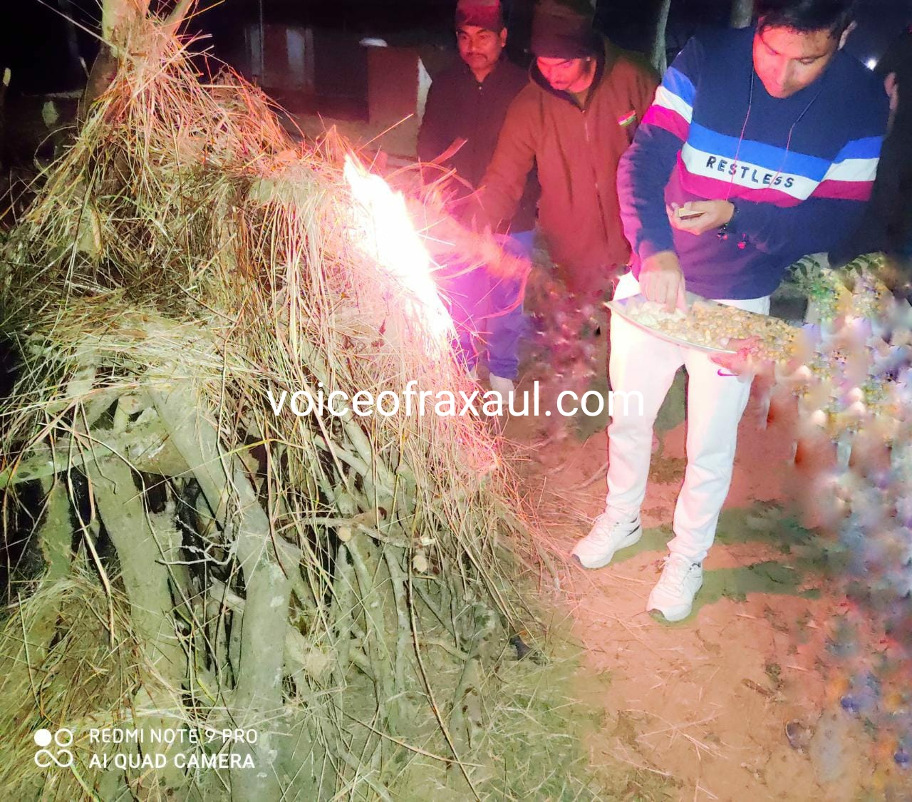 एसएसबी 47वीं बटालियन ने मनाया लोहड़ी पर्व,कमांडेंट प्रियवर्त ने दी शुभकामनाएं!