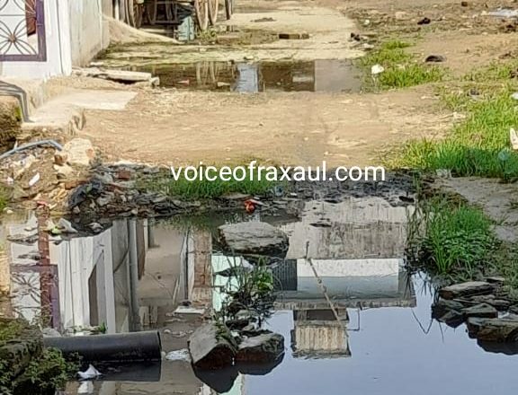 कूड़े कचरे व जल जमाव से रक्सौल वासी कर रहे त्राहि- त्राहि ,सफाई के लिए पैसे मांगने का आरोप!
