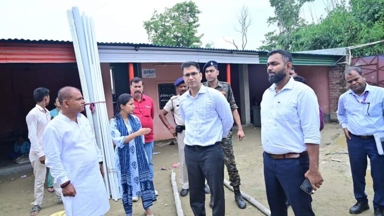 जिलाधिकारी सौरभ जोरवाल ने किया आदापुर स्थित ग्राम पंचायत राज बेलवा के विकास कार्यों का निरीक्षण,दिए कई निर्देश!