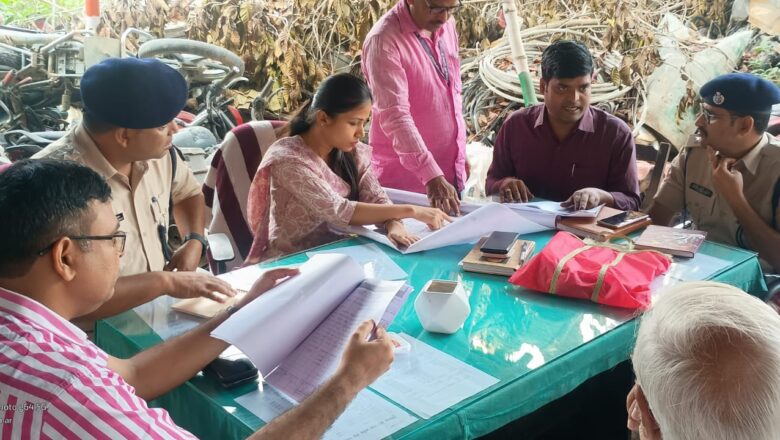 असामाजिक तत्वों ने छठ घाट पर तोड़ा श्रीसोप्ता, दो समुदायों में उत्पन्न हुआ तनाव, पुलिस प्रशासन ने संभाला मोर्चा