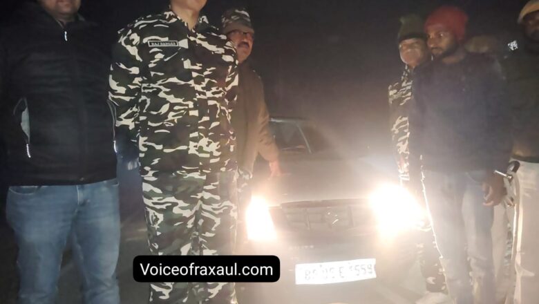 एसएसबी और पुलिस के संयुक्त अभियान में ऑल्टो कार से तस्करी का 10किलो गांजा बरामद,एक गिरफ्तार