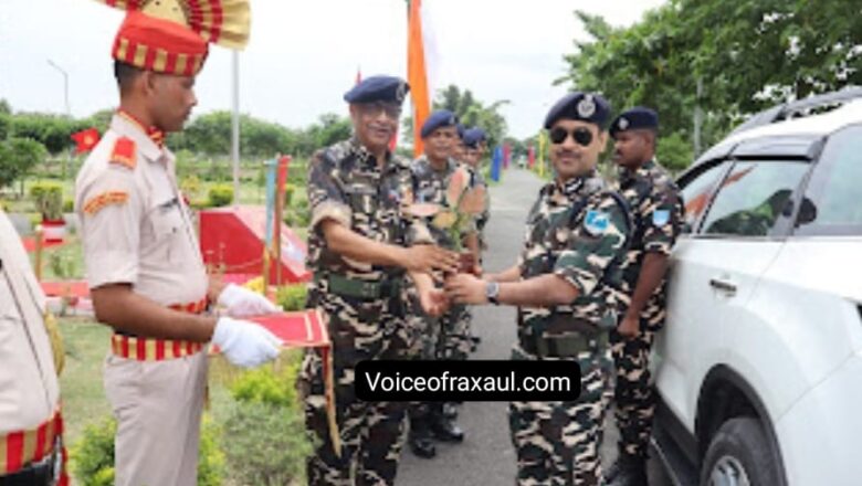 भारत-नेपाल सीमा पर रक्सौल आईसीपी और मैत्री पुल का एसएसबी महानिरीक्षक निशीत कुमार उज्जवल ने किया निरीक्षण