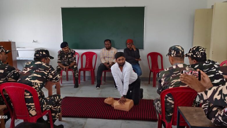 एसएसबी जवानों को हार्ट अटैक से होने वाली आकस्मिक मृत्यु पर नियंत्रण प्रयास  के लिए सीपीआर का  दिया गया प्रशिक्षण
