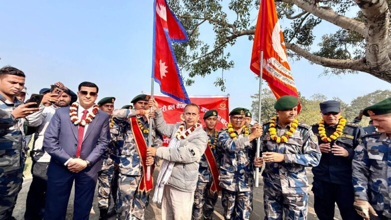 स्थापना दिवस पर नेपाल सशस्त्र पुलिस बल का शक्ति प्रदर्शन, बारा-पर्सा में ‘फ्लैग मार्च’​सीमा सुरक्षा और भारत-नेपाल समन्वय को मजबूती देने के लिए सुरक्षा बलों ने भरी हुंकार!