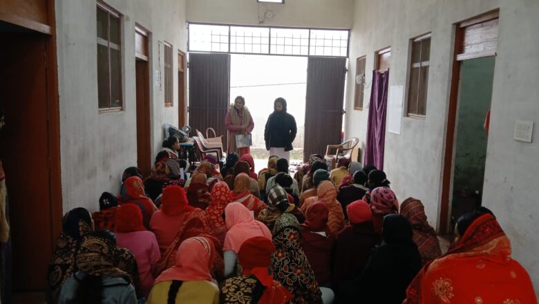 महिला शेल्टर होम एवं प्रशिक्षण केंद्र में 57 बच्चियों व महिलाओं ने लिया प्रशिक्षण