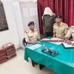 वाहन से 78 किलो गांजा बरामद, एक तस्कर गिरफ्तार