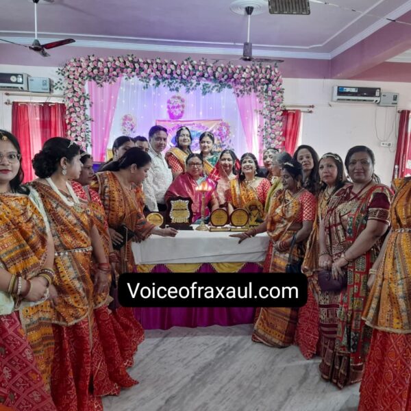 रक्सौल में मारवाड़ी समाज ने उत्साह के साथ मनाया गणगौर का सिंजारा, भक्ति और सांस्कृतिक रंगों से सराबोर हुआ शहर