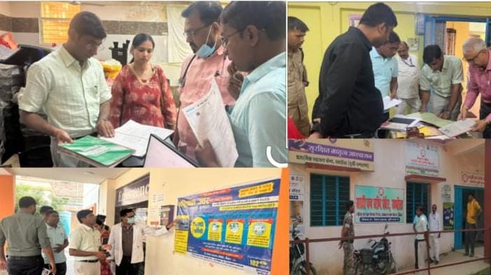 रक्सौल अस्पताल का एसडीएम ने किया औचक निरीक्षण: तीन डॉक्टर व हेल्थ मैनेजर नदारद, सखी सेंटर पर ताला
