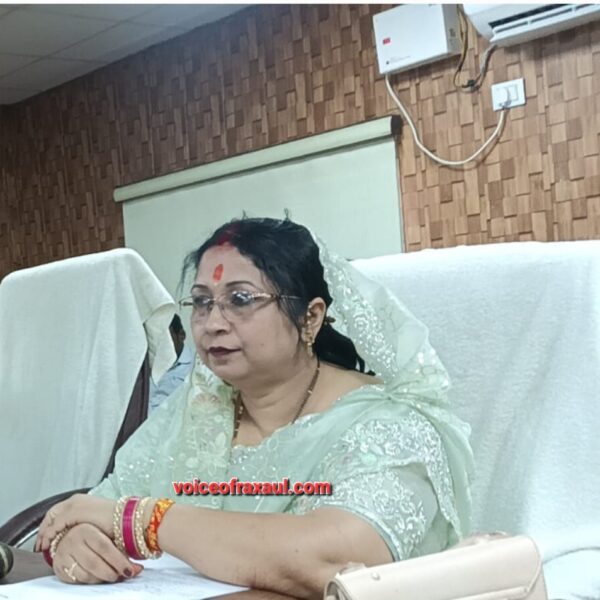 रक्सौल नगर परिषद्: कार्यवाहक सभापति पुष्पा देवी पर राज्य निर्वाचन आयोग के जांच का शिकंजा, आरोपों को बताया निराधार