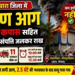 त्रिवेणी स्पिनिंग मिल्स में लगी भीषण आग, 180 टन कपास खाक; 11 दमकलों और सैकड़ों कर्मियों ने बचाया बड़ा औद्योगिक संकट