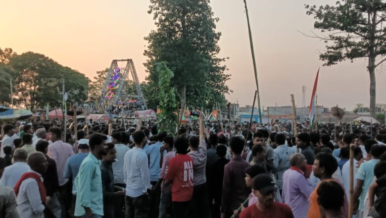 रक्सौल में अकीदत, अमन और भाईचारे के साथ निकला मुहर्रम का ताजिया जुलूस,तिरंगे के साथ उमड़े अकीदतमंद!