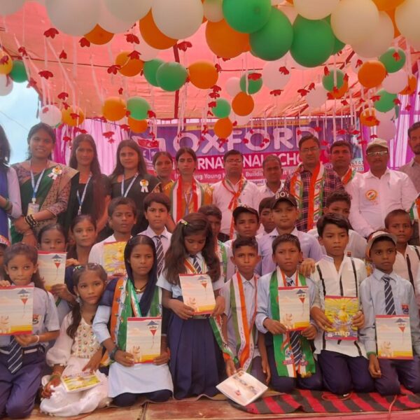 ऑक्सफोर्ड इंटरनेशनल स्कूल, हरपुर में देशभक्ति के रंग में रंगा स्वतंत्रता दिवस समारोह