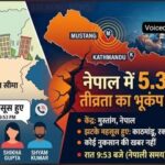 नेपाल के मुस्तांग में 5.3 तीव्रता का शक्तिशाली भूकंप, काठमांडू और रक्सौल तक हिली धरती