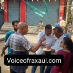 रक्सौल:आदर्श चौक की जमीन की पैमाइश का भारी विरोध, बिना नापी लौट गई अमीन टीम