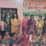 महानवमी पर 40 कन्याओं का पूजन, पाठ्य सामग्री व उपहार देकर किया सम्मानित